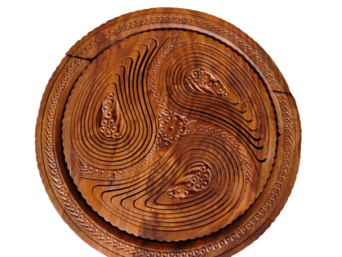 Handcrafted Wooden Folding Dry Fruit Basket – Perfect for Gifting & Festive Occasions - Image 7