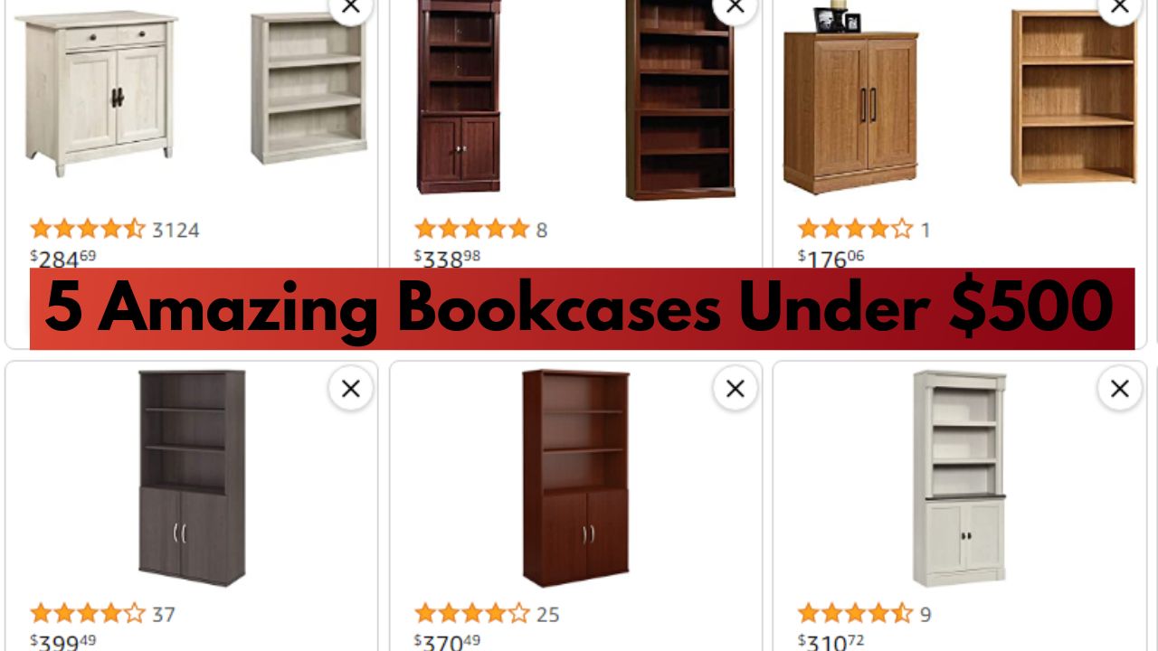 5 Amazing Bookcases Under $500