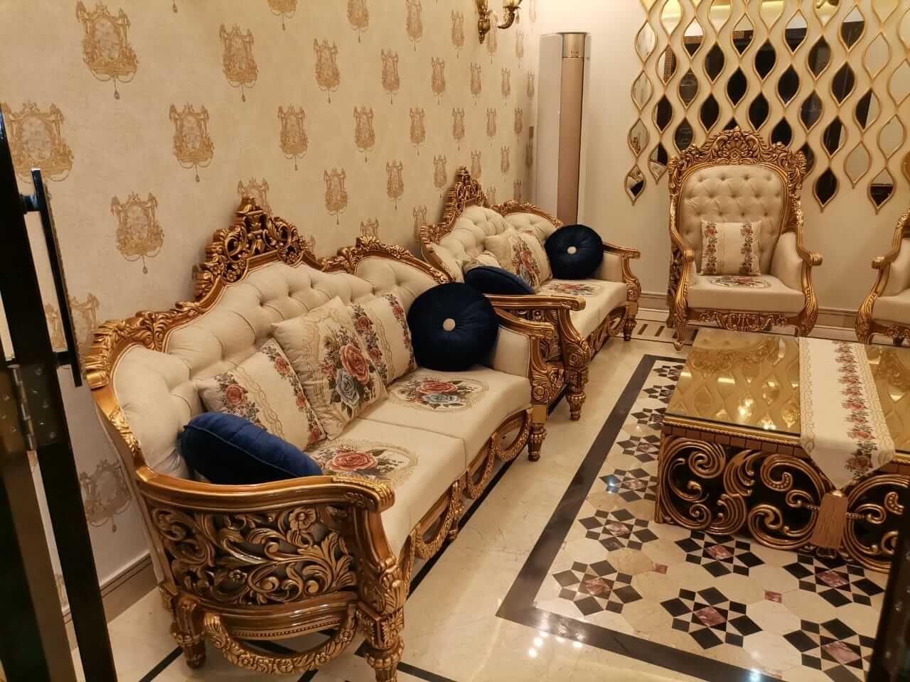 Seven Seater Chinioti Sofa||Luxury Sofa